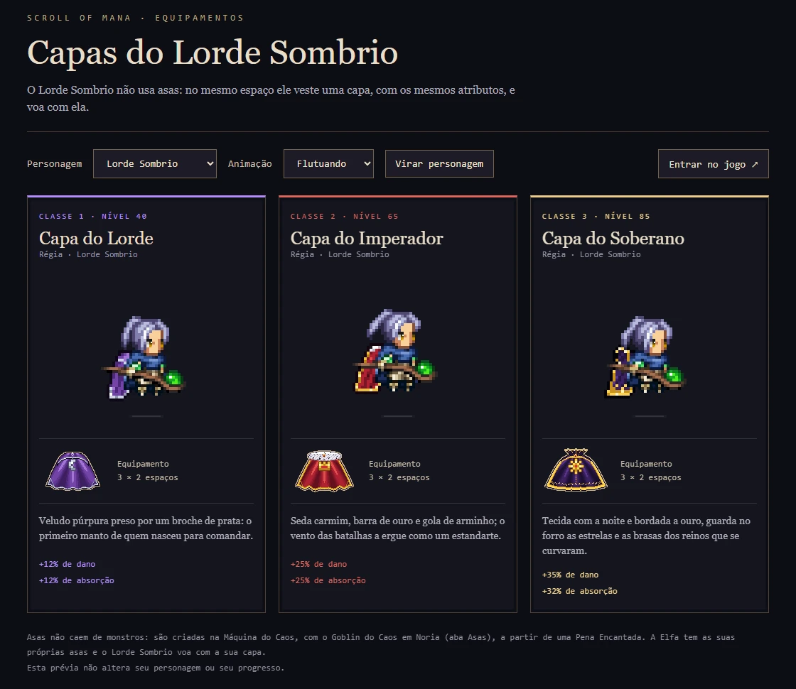 Prévia das três capas do Lorde Sombrio