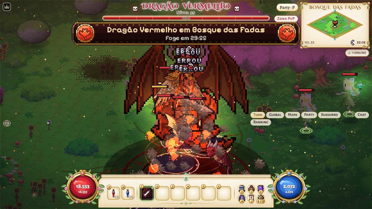 Crimson Dragonlings coming out of the portal beside the Red Dragon, amid fire and smoke