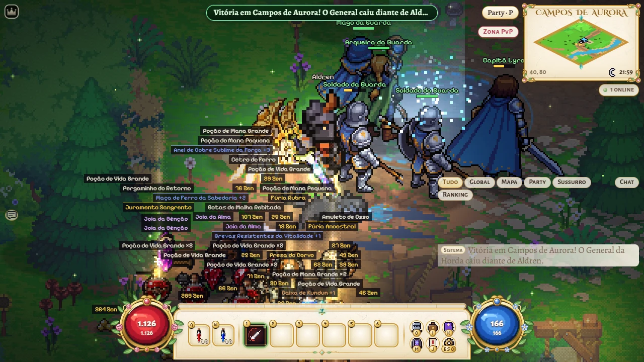 La Guardia de Lumen celebrando