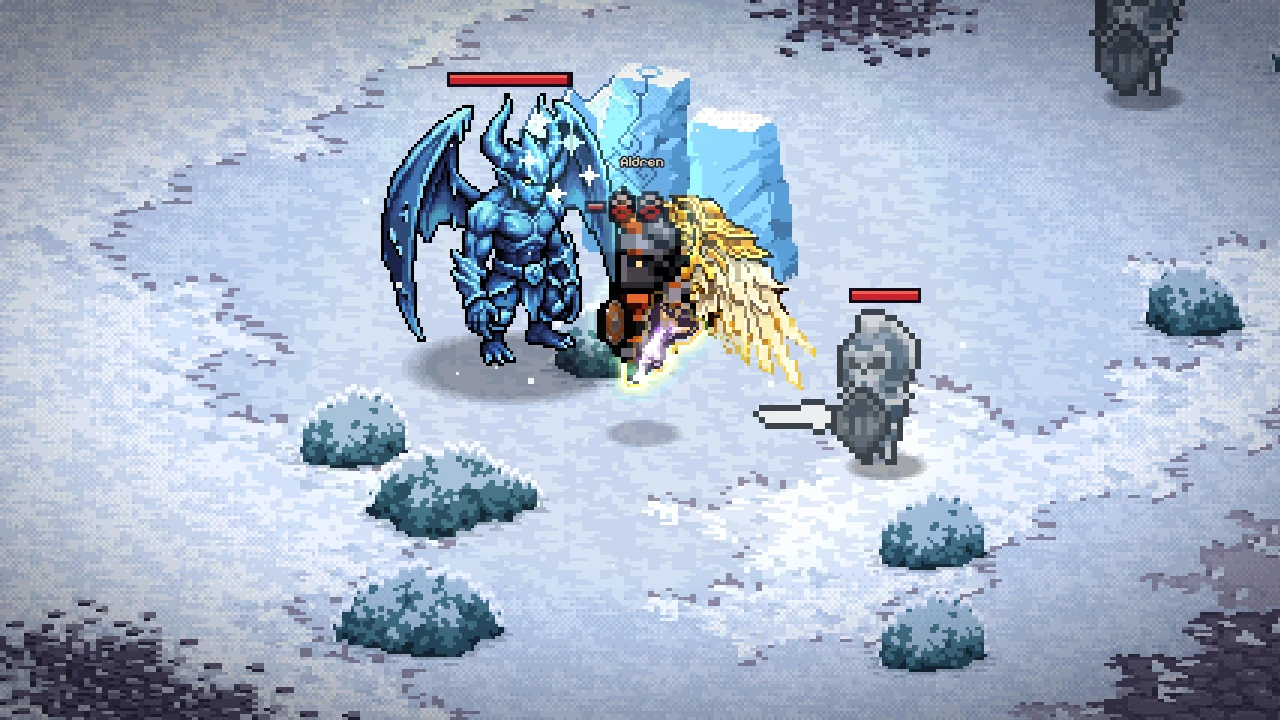 Demonio del Invierno con alas de hielo