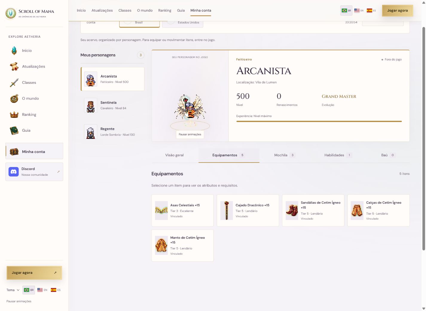 Pestaña de equipo en el tema blanco